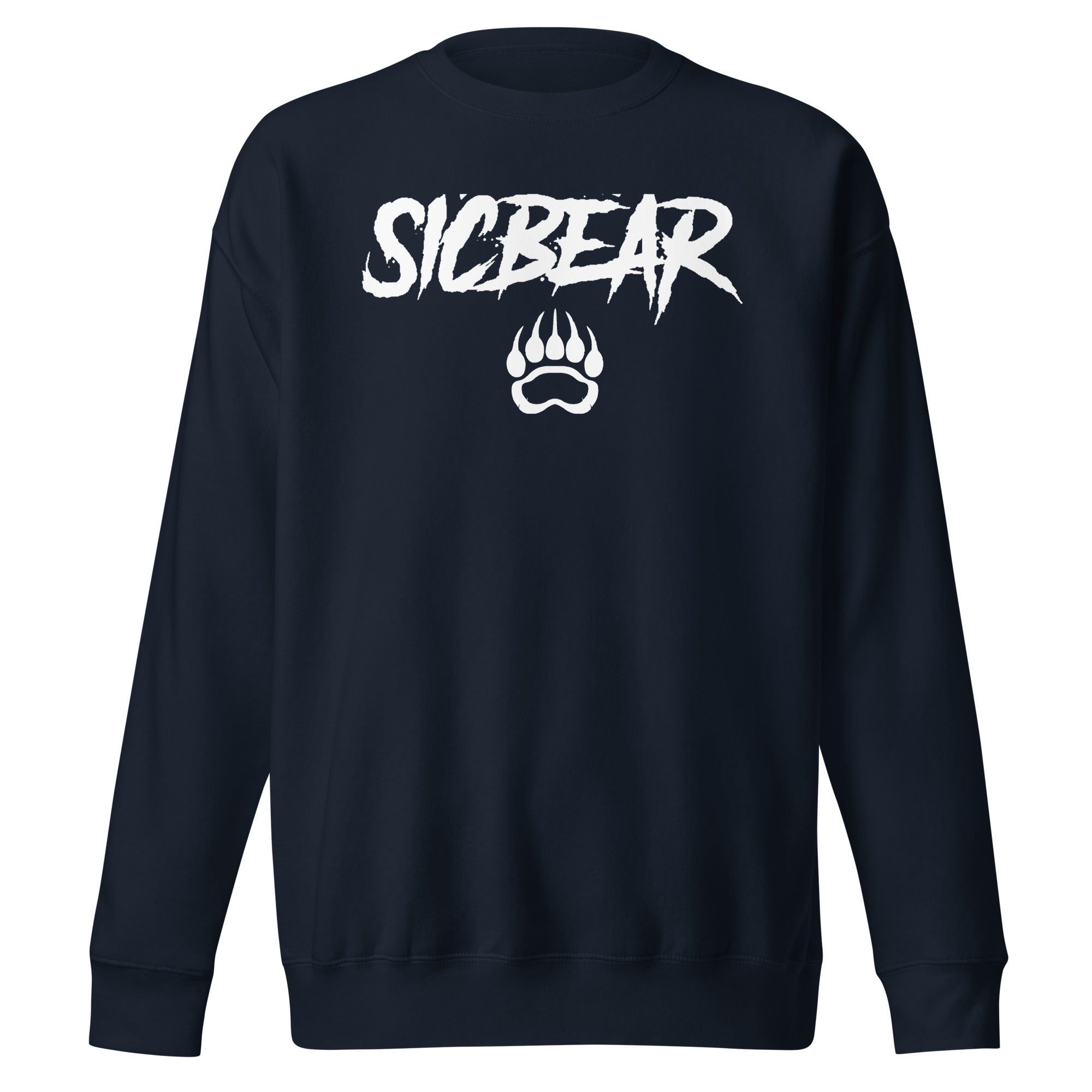 SICBEAR Grizz Sweatshirt w/ White Logos